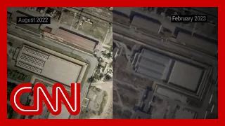 Satellite images show changes Russia are making to occupied nuclear plant