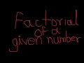 Java Program to find factorial of a number with explanation by code unique