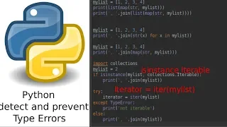 Python 3 detect and prevent TypeError-s