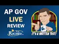 AP Government Live Review 2020