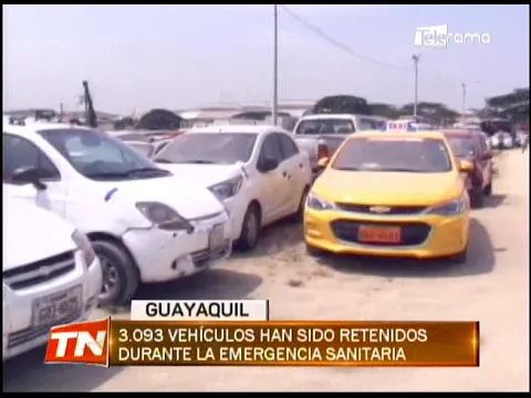 3.093 vehículos han sido retenidos durante la emergencia sanitaria