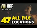 RE8 Village - All File Locations In Resident Evil 8 Bookworm Trophy Guide