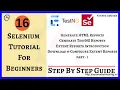 Selenium Tutorial 16 - How to Generate HTML Reports in Selenium Part-1 TestNG Reports Extent Reports
