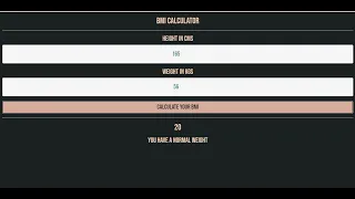 BMI Calculator App In JavaScript With Source Code Source Code Projects