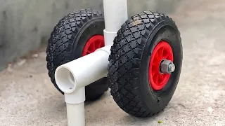 Very few people know about this great invention! Free Recycling Ideas from PVC Pipes/ Old tires
