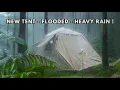 Download Lagu ‼️NEW TENT vs CRAZY DOWNPOUR ⛈️ SOLO CAMPING IN HEAVY RAIN \u0026 FLOOD