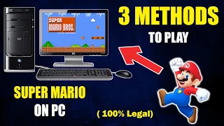 How to play the classic SUPER MARIO game on PC 3 Methods to play super mario game on PC