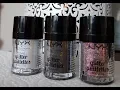 Lagu Nyx metallic glitter paillettes swatch