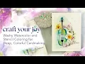 Download Lagu Live Replay: Washy Watercolor and Stencil Coloring for Deep, Colorful Cardmaking