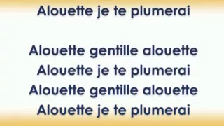 Alouette Gentille Alouette Chanson Karaoké De La Comptine 