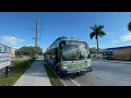Brand New Miami-Dade Transit 2025 NewFlyer XE60 Electric Charge NG On Route 77