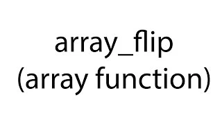 array - flip array function php bangla tutorial