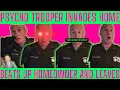 Bully in a Uniform Beats up Homeowner and leaves