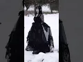 🖤 Goth Snow Shoot from beginning of this year 🖤 #goth #photoshoot #snow #gothic #gothicgirl