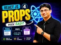 React JS Complete Course Tutorial 4 Props Explained with Live Examples 2026