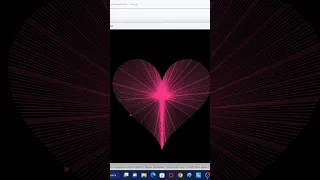 Heart Shape Pattern Turtle Graphics Design using Python