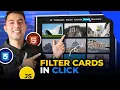 Dynamic Filterable Cards Gallery on Click with Animations HTML CSS and JavaScript