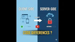 Client-side code vs Server-side code