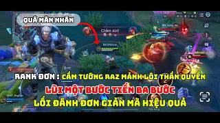Tuấn gaming online | LQMB | Rank Đơn Cầm Tướng Raz Mảnh Lôi Thần Quyền | Lối Đánh Đơn Giản Hiệu Quả