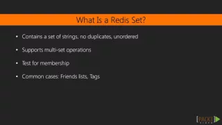 Learning Redis Sets and Membership packtpub com