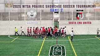 2025 Prairie showcase Game 2 Hanover SC U14B Pr2 0 1 WSEU U14B P2 Black