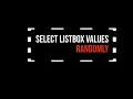 Dynamic selection of option values in the Listbox Random Class in JAVA Selenium WebDriver