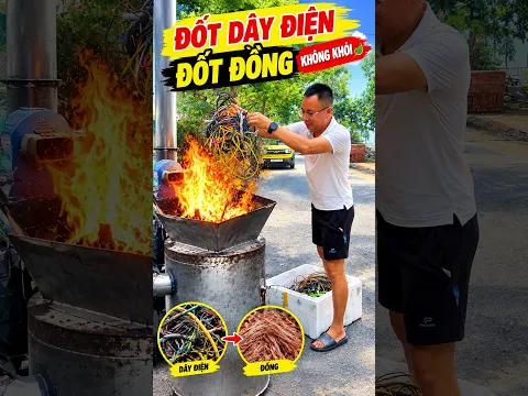 Lò Đốt Dây Điện Lấy Đồng Không Khói - Giải Pháp Phế Liệu Thu Tiền Triệu | Kỹ Sư Trần Thành Hữu