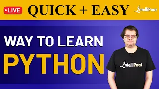 Easy Way To Learn Python How to Learn Python Programming For Free Intellipaat