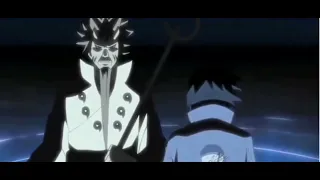 Naruto and Sasuke meet sage of six paths hagoromo English Dub