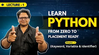 Keywords Variables Identifier in Python Python Full Course Zero to Placement