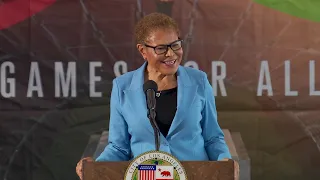L A Mayor Karen Bass delivers State of the City address