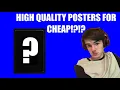 HOW TO MAKE A HIGH QUALITY POSTER FOR CHEAP DIY Poster Tutorial with Timmybug