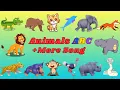 Lagu Animals ABC 19TH4 | Safari Animal Sounds Song + More Song | Kids TV