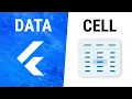 Flutter DataCell Widget
