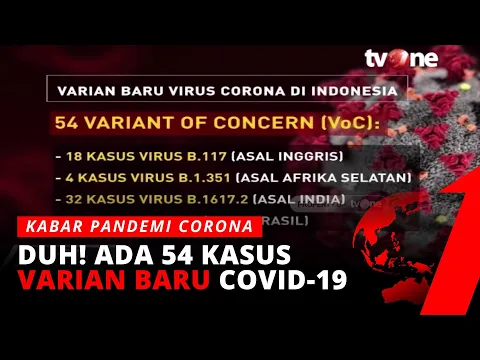 Waduh, Ada 54 Kasus Baru Varian Covid-19 di Indonesia | Kabar Pandemi Corona tvOne