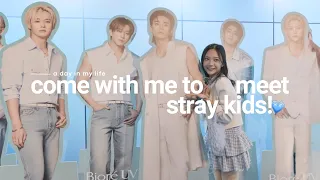 a day in seongsu: meeting stray kids??!?