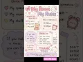 My room my rules Aesthetic posters