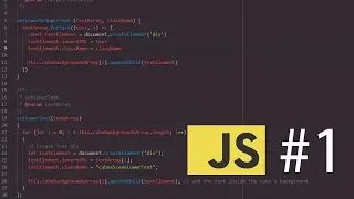 Code refactoring JS
