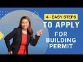 4 Easy Steps to Apply for Building Permit