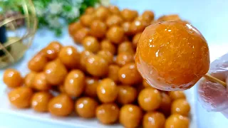 الزلابيه المقرمشه لتاني يوم لقمة القاضي بلا عجن ولا مجهود ضيفي مكون واحد عليها هتنبهري من جمالها 