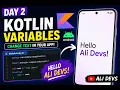 Variable In Kotlin Change The Text That Displayed On Your App