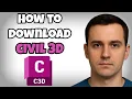 How to Download Install Civil 3D 2025 for Free Step-by-Step Guide