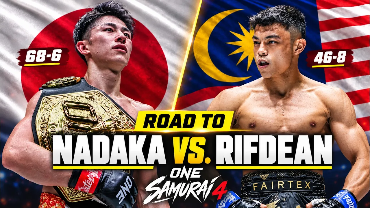 Japan’s GENIUS Meets Malaysia’s MENACE — Nadaka 🇯🇵 vs. Rifdean 🇲🇾 | Road To ONE Samurai 4