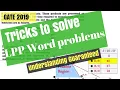 Tricks For LPP Word Operational Research In HINDI Gate-19
