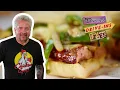Guy Fieri Tries a House-Made Jerky and Sausage Sandwich Diners Drive-Ins and Dives Food Network