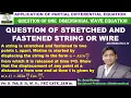 One Dimensional Wave Equation Problems Stretched String Wave Equation Question Application of PDE