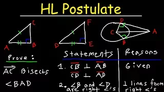 Download Hypotenuse Leg Theorem - HL Postulate - Two Column Proofs MP3