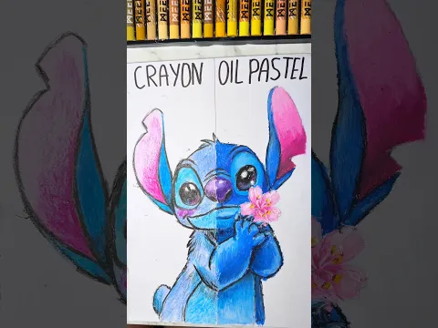 CRAYONS VS OIL PASTEL