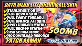 Download Data Ml Lite 500Mb Unlock Skin Patch Aamon | Ml Lite Full Event | Cara Atasi Lag \u0026 Patah Patah MP3