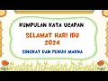 Download Lagu KATA UCAPAN SELAMAT HARI IBU 2024 || SELAMAT HARI IBU IBU 2024